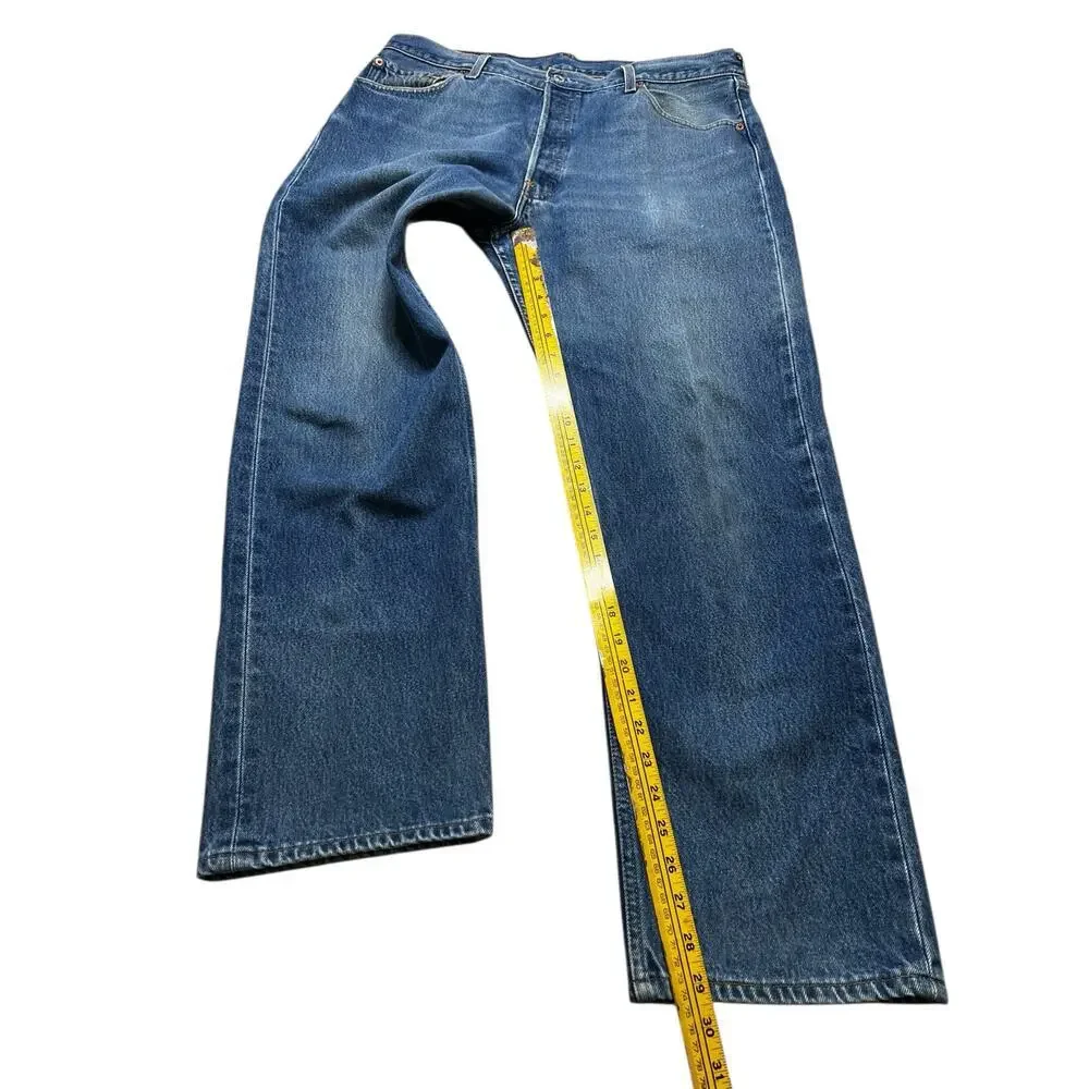 Vintage 90s Levi's 501xx Made in USA 38x33 Actual 36x32 Wash‎ Faded Distress